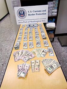 3rd Largest Dulles Customs Cash Seizure of $150,000 - Great Lakes