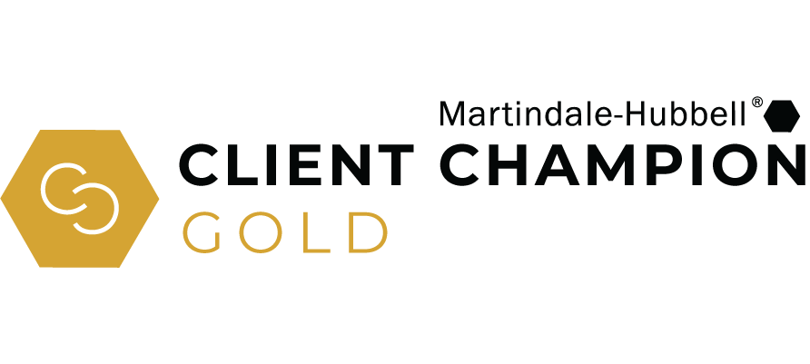 Martindale-Hubbell Client Champion Gold